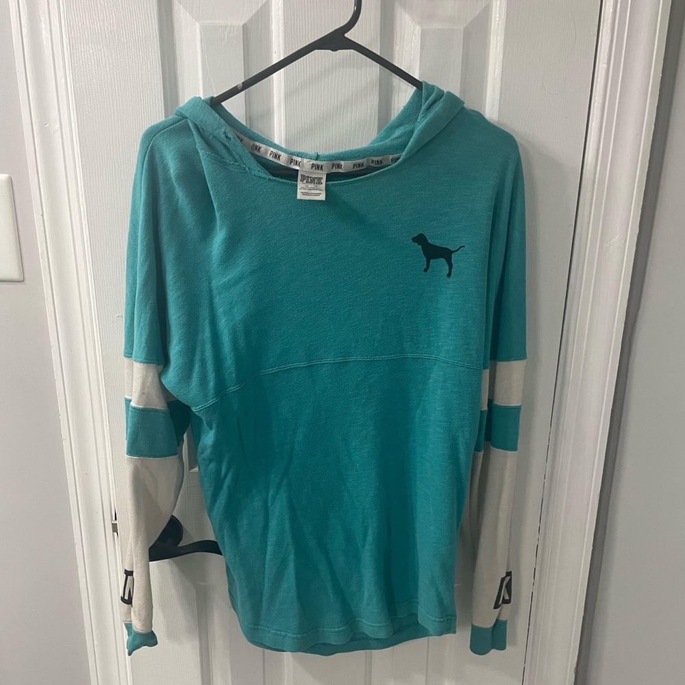 Pink by Victoria’s Secret pull over hooded